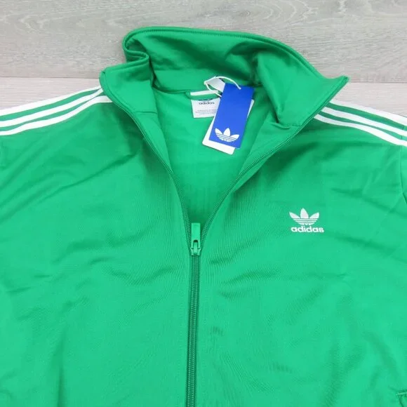 Adidas Originals Firebird Track Pants Jacket Jump Suit Men's Sz Medium Green NEW - Picture 4 of 16